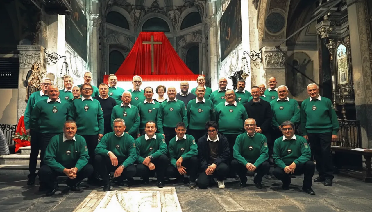 Coro di montagna nelle Alpi della Valtellina